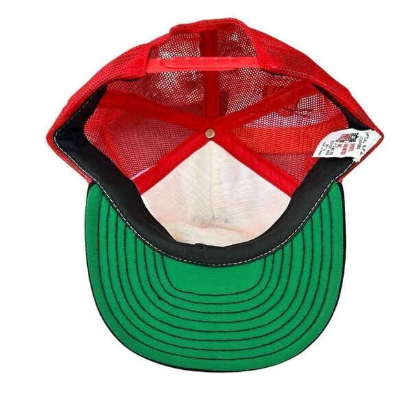 Vintage Atlanta Falcons Snapback Trucker Hat Red NFL Unisex Adult - Picture 4 of 5